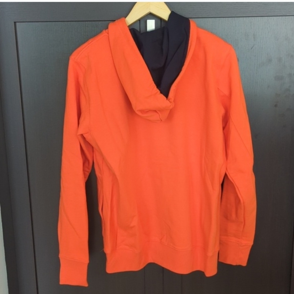 Men's Paul Smith Orange Classic Zip Up Hooded Sweatshirt - Size M Like New - Picture 3 of 8